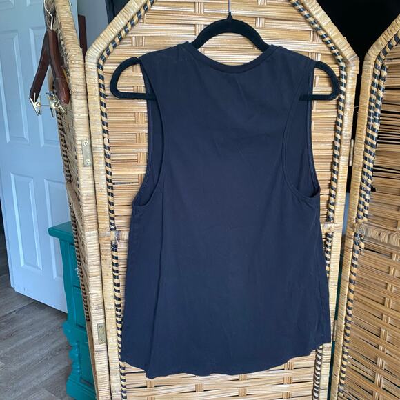 Rodeo Quincy Honky Tonk Row Graphic Tank Top Black Gold Women’s Large - Picture 3 of 5